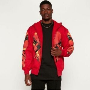 Marvel Hoodie Full Zip IRON MAN LICENSED HOODIE COSPLAY COSTUME